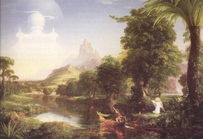 Thomas Cole The Voyage of Life,Youth (mk19) Norge oil painting art